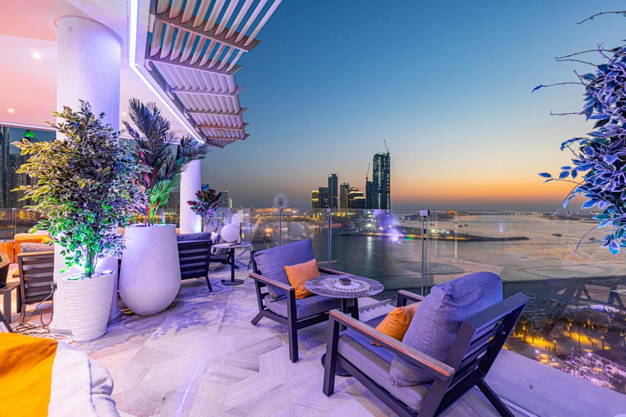 Five Palm Jumeirah 2Br Luxury Penthouse , Full Marina See View With Private Pool Dubai Eksteriør bilde